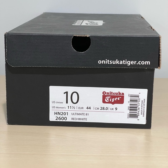 Onitsuka Tiger Black Shoe Box - Picture 12 of 12